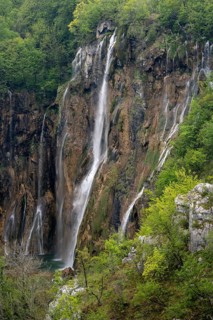 Waterfall, Plitvice Lakes National Park, Plitvicka Jezera, Lika-Senj, Croatia