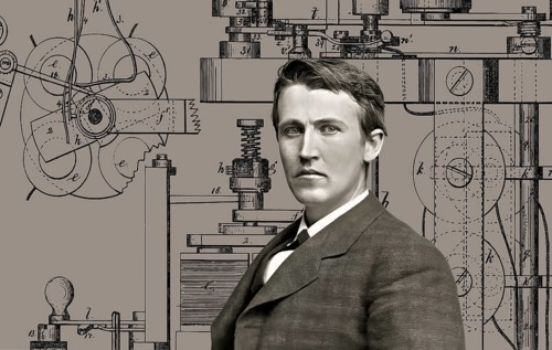 Thomas Alva Edison, 1847, 1931, American inventor, Telegraph Apparatus, Patented 1872, digitally