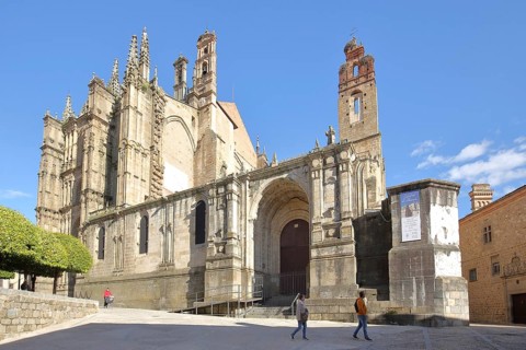 Cathedral built in 14th century, Renaissance church, Plasencia, Extremadura, Spain