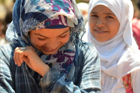 Atmeh Refugee Camp, Idlib, Syria. June 17th 2013. Internally displaced child Syrian refugees in the
