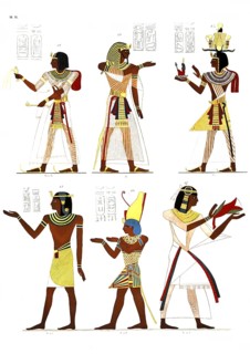 Fig. 12. Ramses VII. 13. Ramses IX. 14. Ramses X. 15. Amenemses. 16. Nahsctefneb. 17.