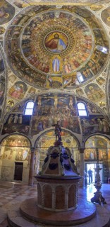 Baptistery of San Giovanni Battista with frescoes by Menabuoi, Padua, Province of Padua, Italy