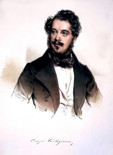 Horatio Cartagenova, + 1841, Italian opera singer, Historical, digitally restored reproduction from