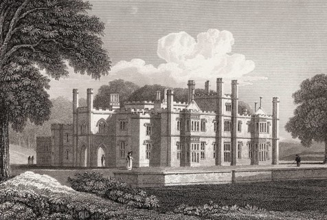 Dunmore Park, Airth, Falkirk, 19th century, from Modern Athens by Th. H. Shepherd