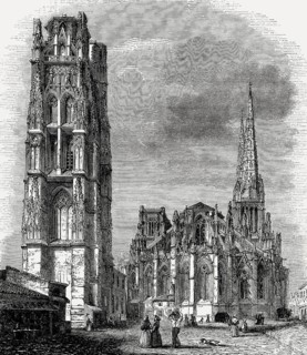 Cathédrale St-André, Place Pey Berland, Bordeaux, France, 19th century