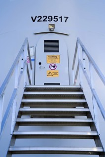 Entrance of a wind power plant by Vestas, wind farm in North Hesse, Eberschütz, Muddenhagen, Weser