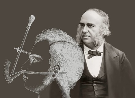 Pierre Paul Broca, 1824 – 1880, French physician, anatomist and anthropologist, Median facial