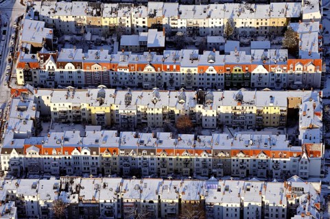 Europe, Germany, Schleswig-Holstein, Lübeck, aerial view, city view, residential area, house,