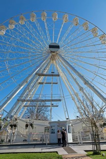 Ferris wheel, Recreation Ground, Stratford-upon-Avon, Warwickshire, England, United Kingdom
