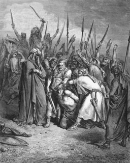 Samuel kills the Amalekite king Agag, he cuts off his head, he does it in Gilgal in front of the
