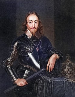 Charles I, 1600-1649, King of England, Scotland, Wales and Ireland. From the book Lodge's British