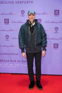 Paul Boche at the premiere of the film Wunderschöner at Berlin's Zoo Palast on 4 February 2025