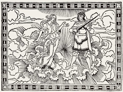 Illustration from „La Giostra di Giuliano de Medici“ by Angelo Poliziano, ca. 1495–1500