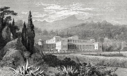 Reconstruction of a villa of Pliny the Younger, Ancient Rome