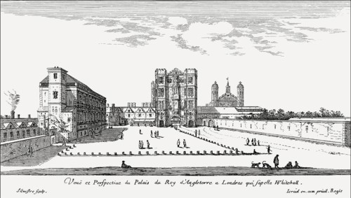 Old Whitehall palace, Westminster, London, England, after Israel Silvestre, 1621