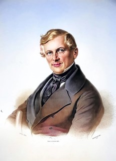 Josef Graf Ugarte (1804-1862), Austrian diplomat, Historical, digitally restored reproduction from