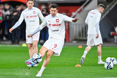 PRAGUE, CZECH REPUBLIC - MARCH 24, 2023: Qualifications for UEFA Euro 2024. Match Czech Republic -
