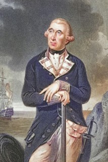 Richard Kempenfelt, 1718, 1782, British Rear Admiral, Historical, digitally restored reproduction