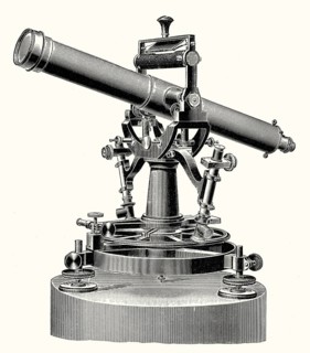 A theodolite, 19th century