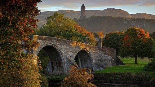 Europe, Scotland, Great Britain, England, landscape, Stirling Bridge, bridge, river, Old Bridge,