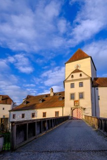Gate tower, Veste Oberhaus, Passau, Lower Bavaria, Bavaria, Germany