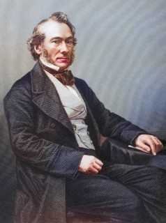 Richard Cobden, 1783-1862, British surgeon, philosopher, writer and statesman. Painted by DJPound