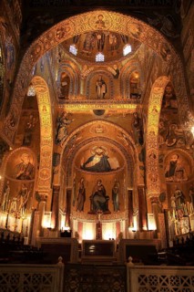 City of Palermo, Palazzo Reale, Royal Palace, also called Palazzo dei Normanni or Norman Palace, in