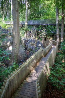 Nature reserve Felsenmeer, means Ocean of rocks, Sauerlandpark, Hemer, Sauerland region, North