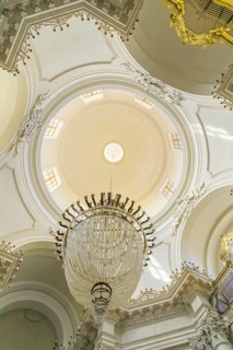 Badia di Sant'Agata church interior, Catania, Sicily, Italy