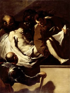 Entombment Of Christ (ca. between 1659 and 1660), painting by Luca Giordano (Italian, 1634-1705),