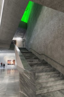 Interior view, art museum extension, architects Herzog and de Meuron, Basel, Canton of Basel-Stadt,