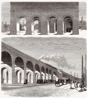 La porte du Point-du-Jour, Paris, Frankreich, 19. Jahrhundert