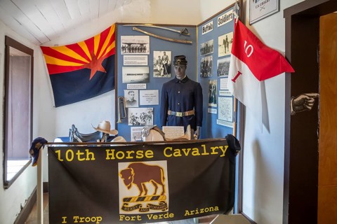 Camp Verde, Arizona - The visitor center museum at Fort Verde State Historic Park. The fort