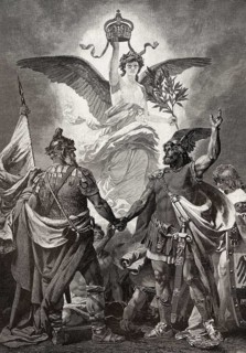 Allegory, Founding of the German Reich on 18 January 1871