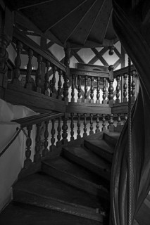 Staircase from the 16th century, Bavaria, Germany