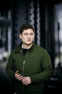 Philipp Türmer, SPD, Federal Chairman of the Jusos, poses for a photo. Berlin, 24.01.2024