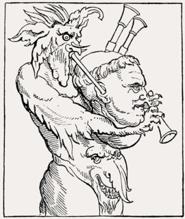 Reformation period, Catholic caricature against Martin Luther