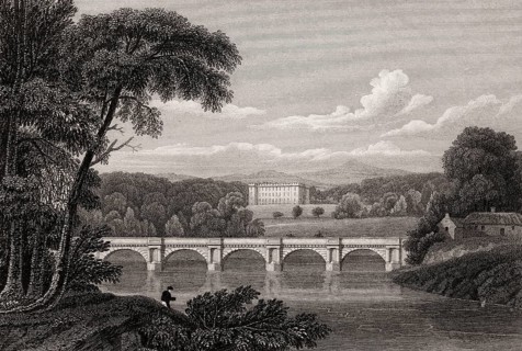 Floors Castle, Roxburghshire, 19th century, from Modern Athens by Th. H. Shepherd
