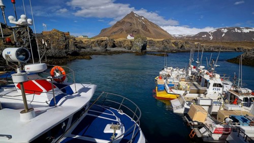 Landscape in Snaefellsnes, winter, Iceland, Europe, Snaefellsnes