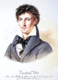 Baptist Petit (1785-1827), dancer, ballet master in Vienna, Historical, digitally restored