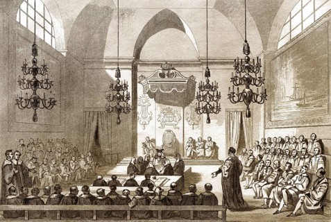 Das House of Lords, Oberhaus, London, England, 19. Jahrhundert