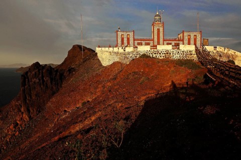 Canary Islands, Fuerteventura, Lighthouse, Punta de la Entallada, Fuerteventura, Canary Islands,
