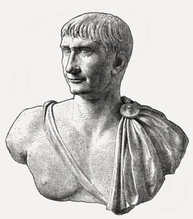 Trajan, Marcus Ulpius Traianus, 53, 117, Roman emperor from 98 until 117