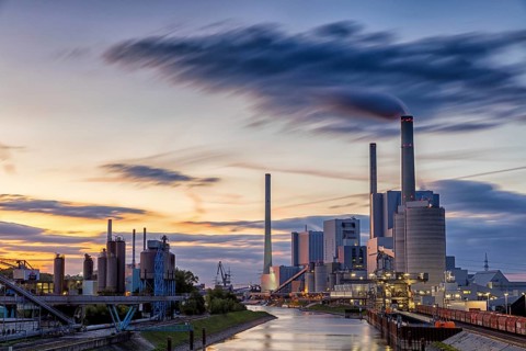 Großkraftwerk Mannheim AG, hard coal-fired power plant, energy, electricity, power station, plant,
