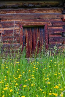 Museum of slovak village in Jahodnícky Hory, east of Martin, Slovakia. The Village Museum is the