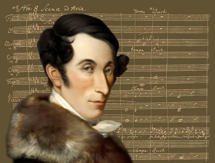 Carl Maria von Weber, 1786 - 1826, German composer, conductor and pianist, digitally edited after a