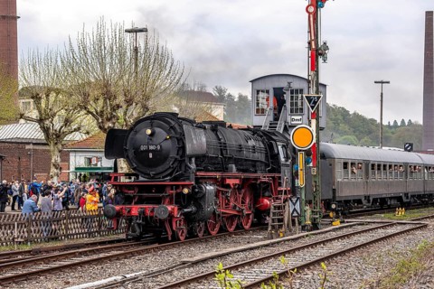 Bochum Railway Museum, museum days weekend, with many attractions such as steam locomotive rides, 3