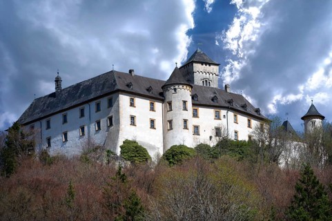 Greifenstein Castle, owned by the von Stauffenberg family since the 17th century, Heiligenstadt,