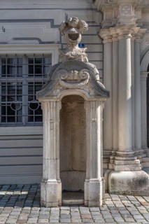 Guard house or sign house in front of the former prince-bishop's residence, Residenzplatz,