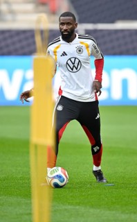 Antonio Rüdiger GER (02) Action on the ball Football, training German national team, national team,